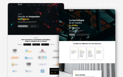 A corporate website (in Hubspot) for a leading Mexican company in Information Technology and Data Centers.